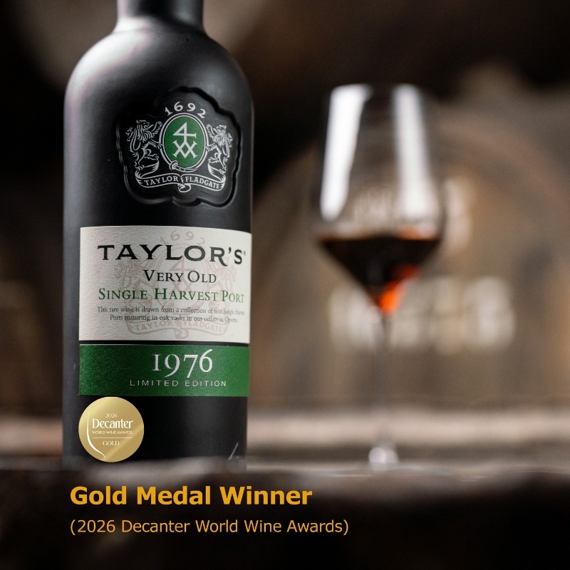 Taylor’s 1976 Single Harvest Tawny Wins Gold at DWWA 2026